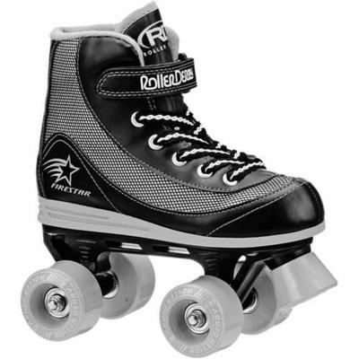 Roller Derby Boys' FireStar Quad Roller Skates, Black/Grey