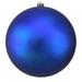Northlight Seasonal Matte Lavish Shatterproof Christmas Ball Ornament 10" (250mm) Plastic in Blue | 11 H x 10 W x 10 D in | Wayfair 31753460