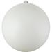 Northlight Seasonal Matte Shatterproof Christmas Ball Ornament 10" (250mm) Plastic in White | 10 H x 10 W x 10 D in | Wayfair 31755254