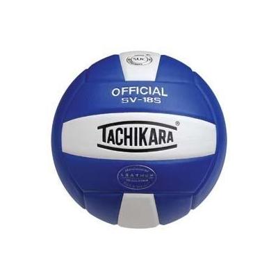 Tachikara SV18S.RYW Composite Leather Volleyball - Royal-White