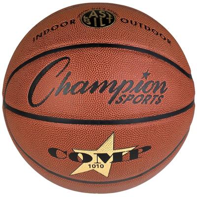 Champion Sports SB1010 Cordley Composite Leather Official Intermediate Size Basketball SB1010