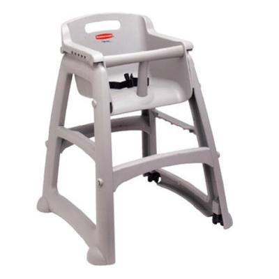 Rubbermaid Sturdy Chair Youth Seat With O Wheels, Safety Harness With