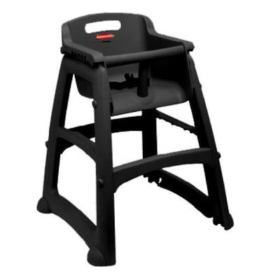 Rubbermaid Youth High Chair (black) Includes Wheels. Model: FG780508BLA 4PLV9