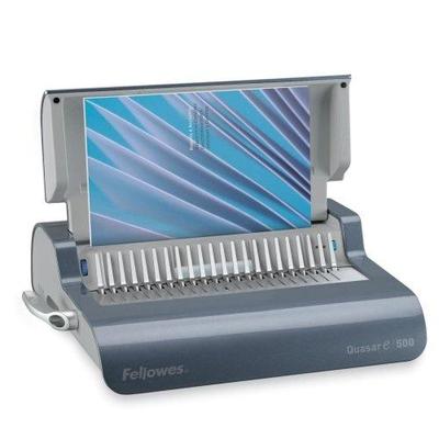 Fellowes Electric Comb Binding Machine,16-7/8 quot;x15-3/8 quot;x5-1/8 quot;,Gray