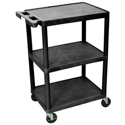 Luxor Luxor Stc222-B 3 Shelf Tub Cart