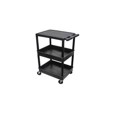 H. Wilson Flat Top & Tub Middle/Bottom Shelf Cart STC211-G STC211G