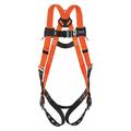 HONEYWELL MILLER T4500/S/MAK Full Body Harness, Vest Style, S/M, Polyester,