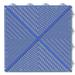 Mats Inc. Bergo Soft Antimicrobial Polyethylene 14.88" x 14.88" Loose Lay/Interlocking Deck Tiles in Light Blue Plastic | 104.16 W in | Wayfair