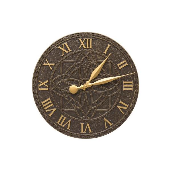 whitehall-products-artisan-16"-wall-clock-metal-in-brown-|-16-w-x-1.25-d-in-|-wayfair-02168/