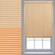 FURNISHED Wood Effect PVC Venetian Window Blinds Trimmable Home Office Blind New - Natural 195cm x 150cm
