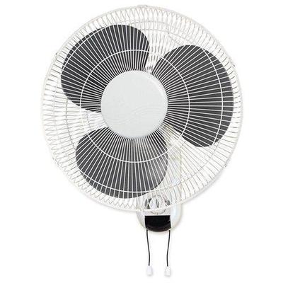 Lorell 16"" Wall Mount Fan, 6' Cord, 9-1/4""x18-1/9""x18-1/2"", White