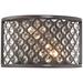 Genevieve 6" High Oil Rubbed Bronze 2-Light Wall Sconce