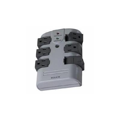 Belkin &reg; Pivot Plug Surge Protector, 6 Outlets, 1080 Joules # BLKBP106000