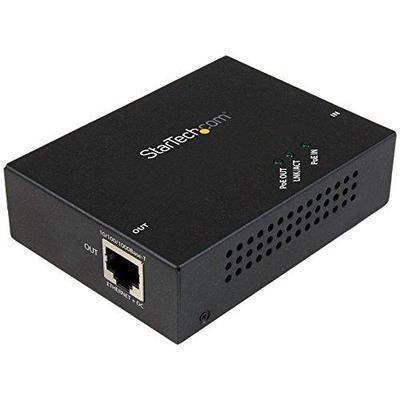 StarTech .com 1 Port Gigabit PoE+ Extender 802.3at & 802.3af - 100m (330ft) - Power over Ethernet Ex