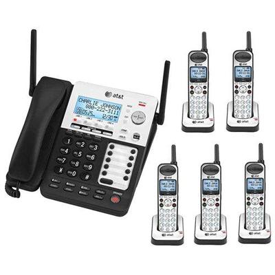 Vtech AT&T SB67118 SynJ 5-Line Extendable Range Corded-Cordless Small Business Phone System with Tot