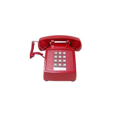Cortelco Desk Value Line Corded Telephone - Red