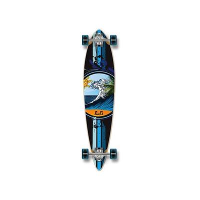 Epic Complete Longboard PINTAIL Skateboard 40"" X 9"" - WAVE