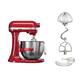 KitchenAid 500W Stand Mixer 6.9 Litre, Red, Heavy-Duty Bowl-Lift 5KSM7591XBER, 10 Speed, 40 - 200 rpm, 1.3 HP High-Efficient Motor, Stainless Steel Bowl, Professional and Home Baking, CA987