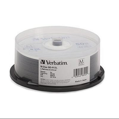 Verbatim Blu-ray Recordable Media - BD-R DL - 6x - 50 GB - 25 Pack Spindle