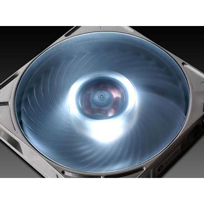 Silverstone AP121-WL 120mm Air Penetrator Fan, 1500rpm, 35.36CFM, 22.4dB, with White LED. ds