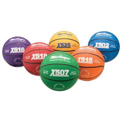 MacGregor Multicolor Basketballs-Intermediate Size - Yellow