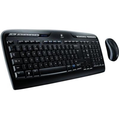 Logitech Wireless Desktop MK320 Keyboard and Mouse (USB Wireless RF Keyboard - USB Wireless RF Mouse