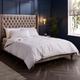Snuggledown Hungarian Goose Down King Size Duvet - 10.5 Tog UK-Made Luxury King Quilt, Ethically Sourced 80% Down, 300tc Jacquard Cotton Cover - Cloud-Like Comfort for All Year Round Use (225 x 220cm)