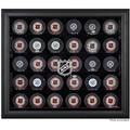 NHL Shield 30-Puck Black Display Case