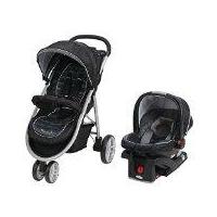 Graco Baby Aire 3 Travel System| SnugRide Click Connect 30 - Gotham