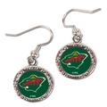 Women's Minnesota Wild WinCraft Round Dangle Earrings