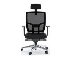 BDI TC-223 Black Leather Computer Office Chair