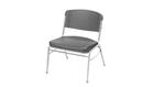 Iceberg Enterprises Big and Tall Armless Office Stacking Chair 6412 Seat Finish: Charcoal
