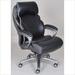 Serta at Home Big and Tall Executive Office Chair in Multi-Tone Bliss Black - 44954