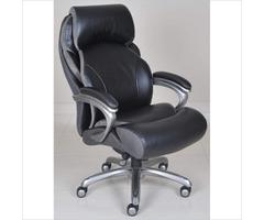 Serta at Home Big and Tall Executive Office Chair in Multi-Tone Bliss Black - 44954