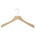 NAHANCO Concave Wooden Jacket Hanger for Dress/Shirt/Sweater Wood in Brown | 9 H x 17 W in | Wayfair 23617HU