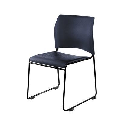 National Public Seating 8700 Series Armless Office Stacking Chair NP1380 Seat Finish: Blue, Frame Fi