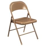 National Public Seating Commercialine Steel Folding Chair - Color: Beige (Set of 4) screenshot. Chairs directory of Office Furniture.