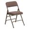 Flash Furniture Beige Metal Folding Chair with 1 inch Padded Fabric Seat