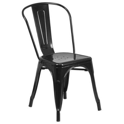 Flash Furniture Black Metal Chair