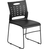 Flash Furniture HERCULES Series 881 lb. Capacity Black Sled Base Stack Chair with Air-Vent Back, RUT screenshot. Chairs directory of Office Furniture.