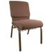 Flash Furniture Hercules Series 18.5"" Brown Fabric Chair with Book Basket - FD-CH02185-GV-10355-BAS