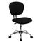 Flash Furniture Mid-Back Black Mesh Swivel Task Chair with Chrome Base, H-2376-F-BK-GG