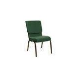 Flash Furniture Wide Green Patterned Stacking Church Chair screenshot. Chairs directory of Office Furniture.