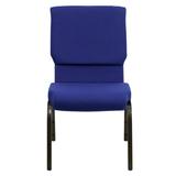 Flash Furniture Wide Navy Blue Stacking Church Chair screenshot. Chairs directory of Office Furniture.