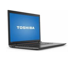 Toshiba Brushed Black 17.3" Satellite C75D-C7220X Laptop PC with AMD A6-7310 Quad-Core Processor, 4G