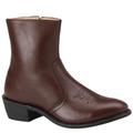 Leather Classics Men's 7-1/2" Western Dress - 10 Brown Boot D