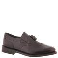 Executive Imperials Men's Wingtip Slip-On - 9 Burgundy Slip On E