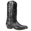 Laredo Lizard-Detailed Western Boot - Mens 8 Black Boot E2