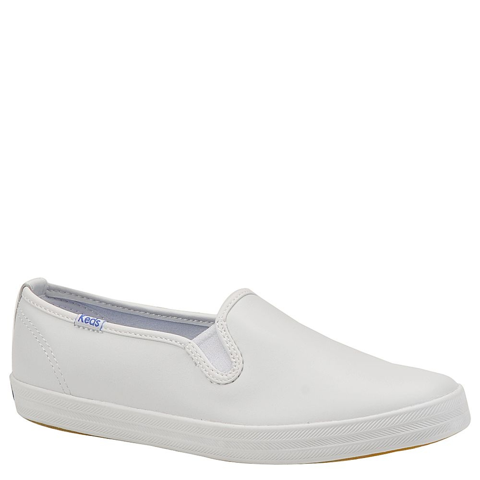 Keds Women's Champion Leather Slip-On - 12 White Slip On A2