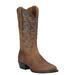 Ariat Heritage Western R Toe - Mens 8.5 Brown Boot D